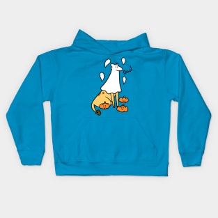 Spooky Ghost Giraffe Kids Hoodie